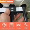 UHANBUT Car Wheel Rim Bolt Pattern Measuring Tool, 4 5