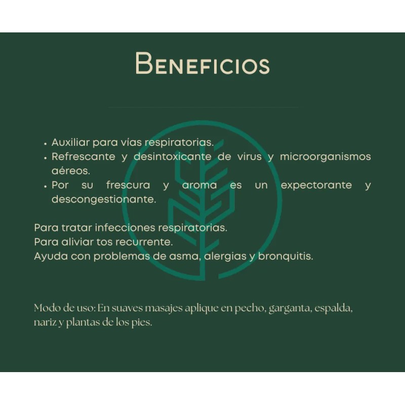 Pomada Para Vías Respiratorias De Mentol Y Tomillo
