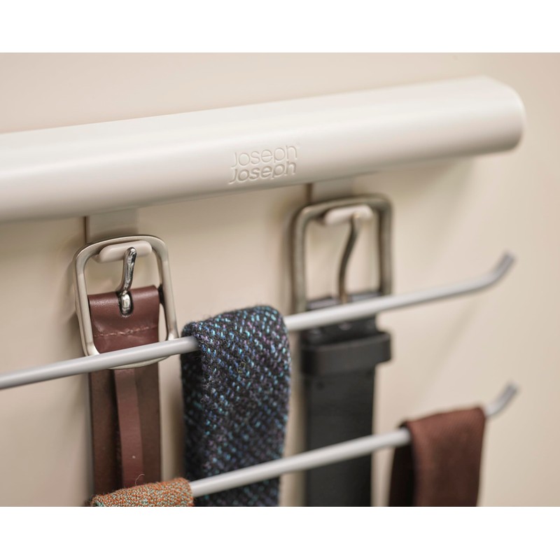 Joseph Joseph Orderly Belt, Tie & Scarf Hanging Rail, Closet