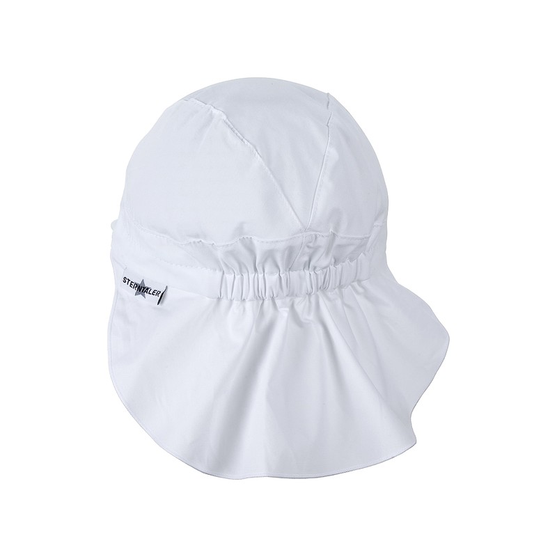 Sterntaler Unisex Children's Peaked Cap with Neck Protection, No Ties,