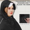 Andake Cycling Rain Poncho for Adults,Waterproof Bike Raincoat with Hood,