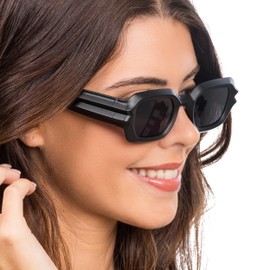 Chaks - Sunglasses for Women or Men, Rectangular Vintage Glasses, 90s Festival, Accessories, Carnival