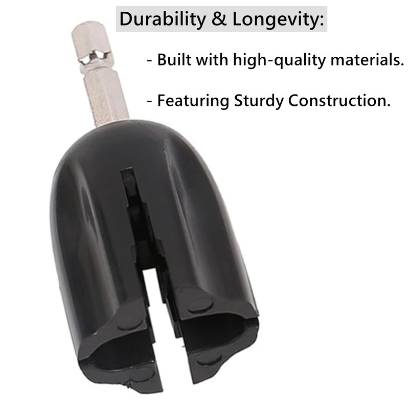 Luoyuanjia Guitar String Winder Head Tool Electric Drill Tuning Peg