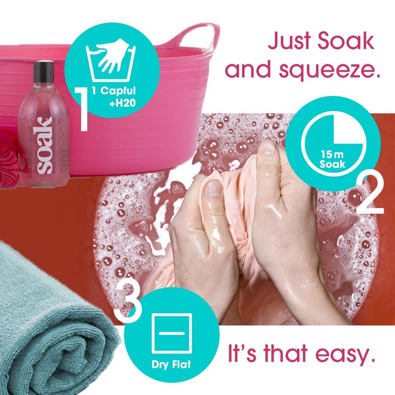 Soak Laundry Soap – No Rinse, Plant Derived Hand Wash