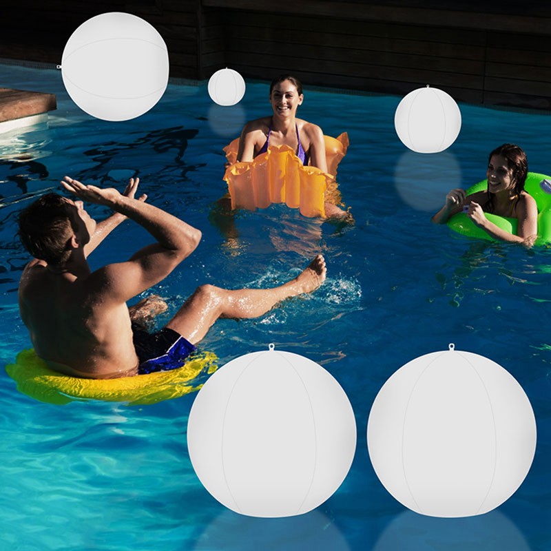 Solar Floating Ball Pool Light IP68 Water Resistant Brightness Adjustment