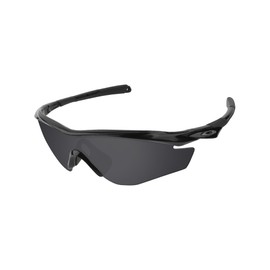 1.6MM Polarized Replacement Lenses for Oakley M2 Frame OO9212 Sunglasses, UV Protection, Dark Mirror Lens, Repair Parts&Kit (Dark Black)
