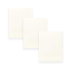 Premium 100% Cotton 4" x 6" Flat Cards - Small or Bulk Packs - LetterPress CardStock - Great for DIY LetterPress, Invitations, Details Cards, and More! (Natural White 118#, 250 Pack)