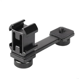 VOANZO Cold Shoe Holder 1/4 Hot Shoe Adapter Hot Shoe Mount Camera Shoe Mount Accessory Rail for Smartphone Gimbal Or Camera Microphone and Light 1pcs