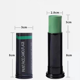 Dyceittdia 3 Pieces Camouflage Face Paint Sticks Kit, Colouring Pen Set, Mini Face Painting Makeup Sets, Military Camouflage Makeup Brush Sets, Face Body Paint Body Painting