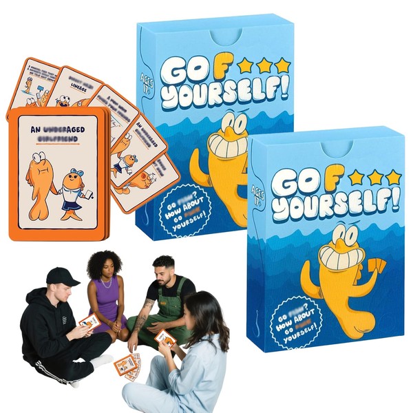 2 Pcs Set Go Fish Card Games, Goes Fish Yourself