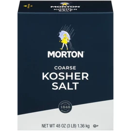 Morton Coarse Kosher Salt Box, 3 Pound (Pack of 12)