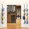 SWTYMIKI Over Door Hat Rack - 3 Packs Metal Hanging