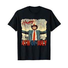 Funny Trump Happy 4th Of July Independence Day T-Shirt
