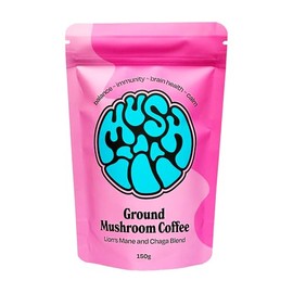 Mushiii Lion's Mane and Chaga Mushroom Coffee | 4,000mg / Serving of Lion's Mane and Chaga | Start The Day with Smooth Energy & Focus | Vegan & Gluten Free