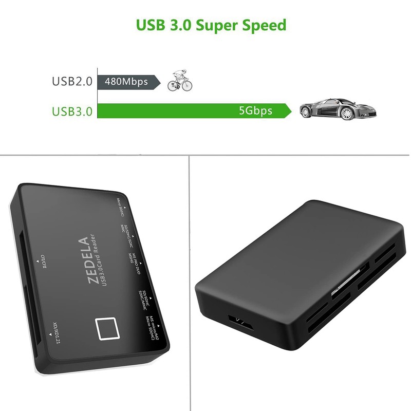 7 in1 USB 3.0 multi Card Reader | Super speed