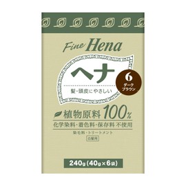 Ten Star Henna Fine Henna DBR 1.4 oz (40 g) x 6 Packs