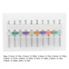 10PCS 3.1-4mm Hard Alloy Bit Micro Drill Bits Set Straight