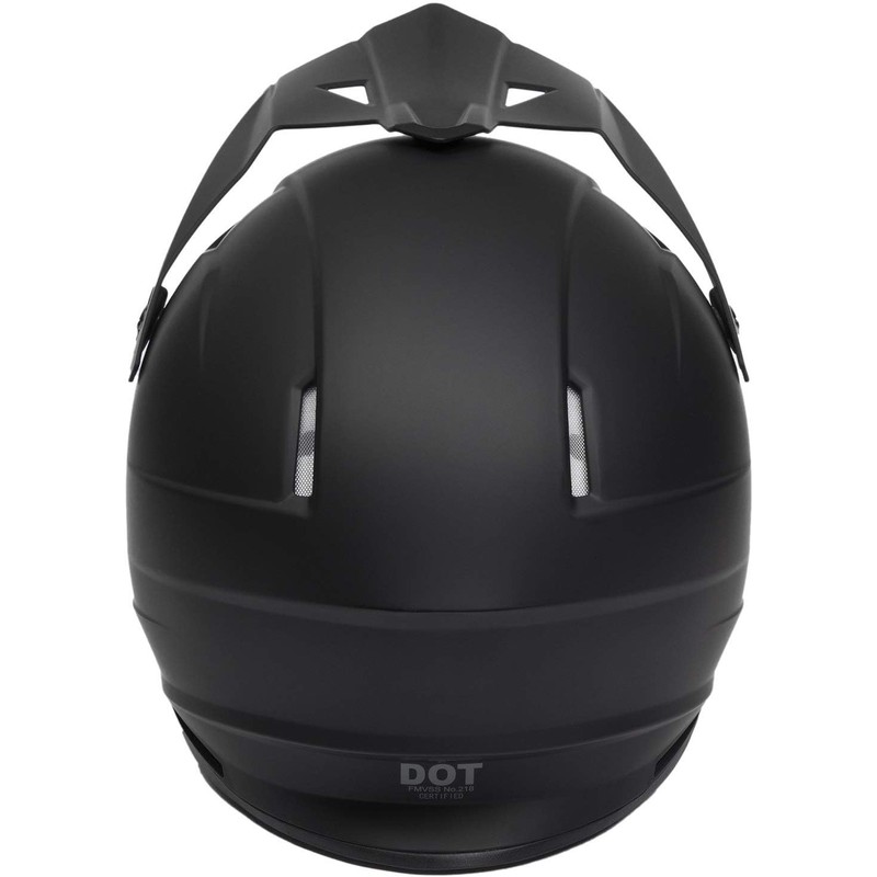 Raider Z7 Unisex-Adult Off-Road MX Helmet (Matte Black, X-Large)