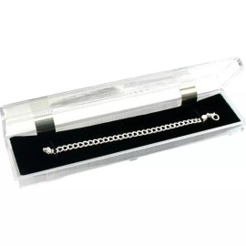 FindingKing 2 Clear Crystal Bracelet Gift Boxes 8 7/8"