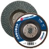Weiler 51113 4-1/2" Tiger Paw Abrasive Flap Disc, Flat (Ty27),