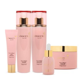 Innocence Collagen Cosmetics Basic Cosmetics 5-piece Set Women’s Skin Lotion Mother’s Gift / 이노센스 콜라겐화장품 기초화장품 5종세트 여자스킨로션 어머니선물
