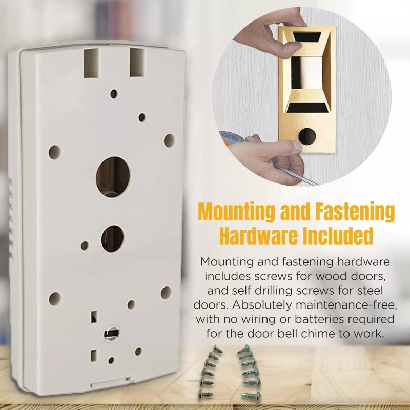 AUTH FLORENCE, HIGH QUALITY, NON ELECTRIC DOOR CHIME, DOORBELL AND