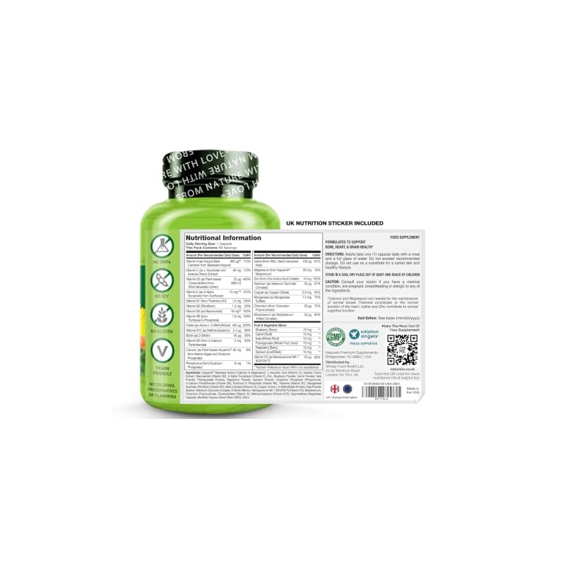 NATURELO One Daily Multivitamin for Women Over 50 | 60