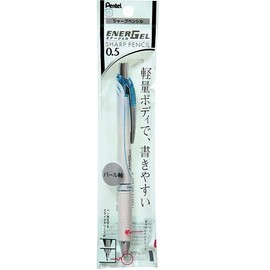 ぺんてる シャープペンシル エナージェル 0.5 パールホワイトスカイブルー XPL75-SW