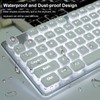 Backlit Keyboard and Mouse Wireless, Full Size, Quiet Input, Ergonomic
