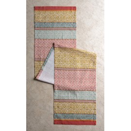 Maison d' Hermine Spring/Summer Table Runner, 100% Cotton, Decorative, Washable Easter Table Runner for Kitchen, Parties, Weddings, Restaurants and Camping - Provence (50 cm x 150 cm)