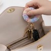 Scrunchie Keychain Wristlet Bracelet, 3 Pcs Stretchy Key Ring Elastic