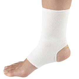 OTC Ankle Support, Pullover, Knit Elastic, White, X-Large