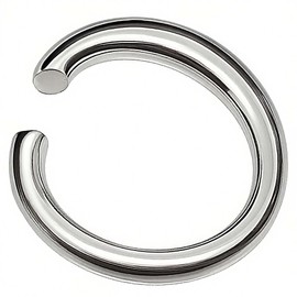 THREENEST - 250 anillos abiertos de acero inoxidable de calibre 14 de 10 mm, 1,5 mm de grosor, redondos de metal y gruesos, para collares, pulseras, llaveros, joyería de cadena