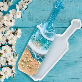 Palksky Resin Paddle Mold - 14 Inch Large Epoxy Resin Casting Tray, Christmas Resin Molds for Beginners, DIY Hanging Decoration