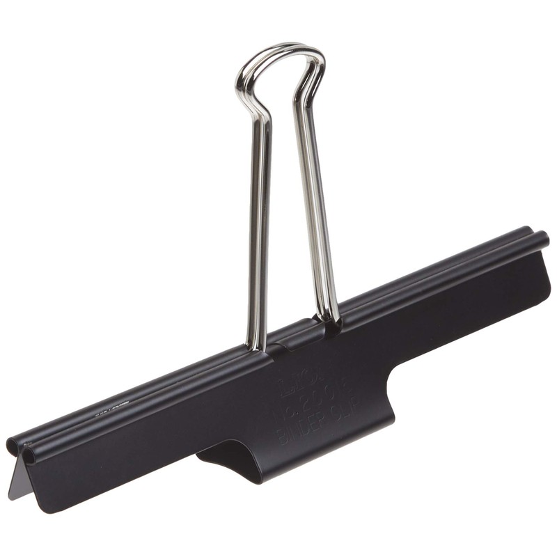 Lion 5.9-Inch Wide 3/4-Inch Capacity Extra Large Binder Clip (CS-20015BC)