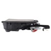 TRQ Left Interior Door Handle Black Housing with Silver Lever