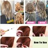Aouuhe 500 Pcs Micro Link Rings Beads for Hair Extensions
