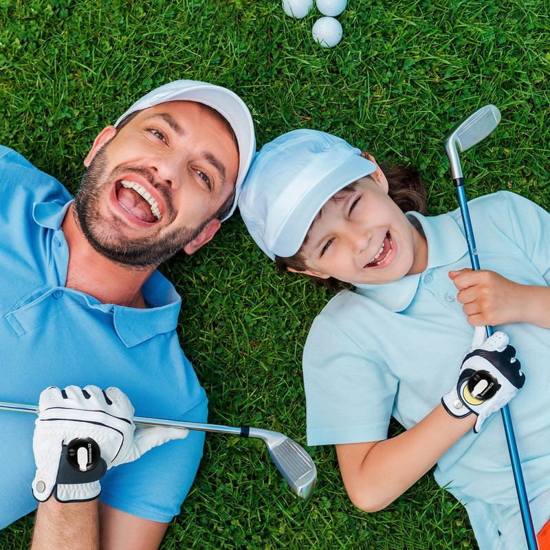 Frienda 4 Pieces Golf Score Counter Mini Golf Stroke Counter