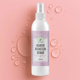 Agua de Rosas Productos Mart Mexico Tónico Facial Floral Hidratante 500ml