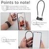 HOJLKLD Combination Lock Cable Lock with 4 Digits,Combination Padlock with