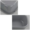 Dynko Plastic Square Washing-Up Tray, Grey, Pack of 4