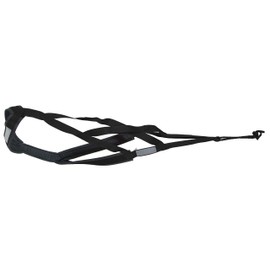 Neewa X-Back Racing Harness - X-Large, Black | High-Performance, Reflective Gear for Slim, Long-Bodied Dogs | Suitable for Canicross, Skijoring | Neck 19in, Chest 34in, Back 27in