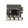 PCIE to USB Expansion Card 4 USB 3.0 Ports 5Gbps