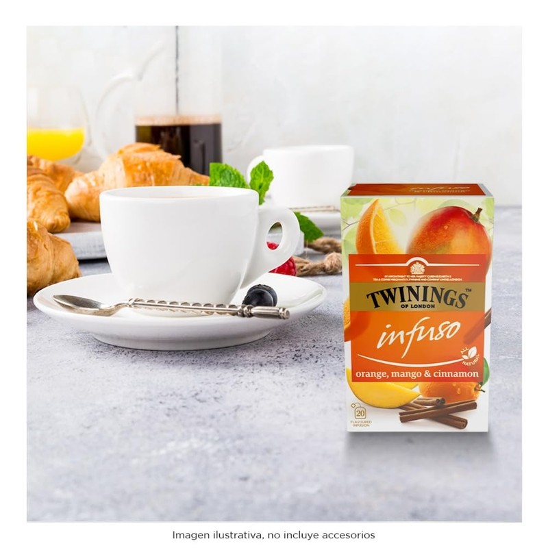 Twinings, Infusion Naranja, Mango y Canela 40g