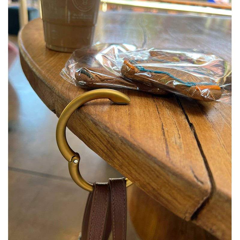 Clipa2-Instant Bag Hanger Collection, Matte Gold, Medium