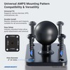 ARKON Mounts Metal AMPS Mounting Pattern with 0CT0 Round Drill-Base