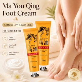 Ma You Qing Moisturizing Foot Cream for Dry Rough Skin, Hand & Foot Care Cream for Cracked Heels, Dry Soles and Rough Hands, Daily Skin Softening Cream for Men and Women