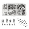 290 Pcs Taper Point Grub Screws Mixed Stainless Steel Metric