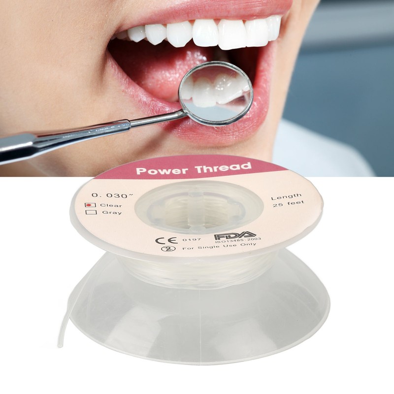25 Inch Dental Orthodontic Elastic Chain Orthodontic Power Brand Rubber