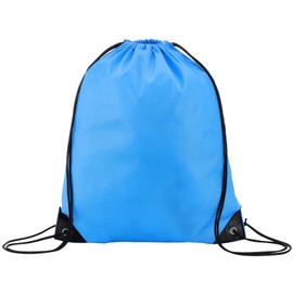 Nynkyon Drawstring Bags, Adjustable Nylon PE Bags， Unisex Drawstring Gym Bag for Kids and Adults，Blue String Swimming Bag for Sports, Gym, Travel, Swimming, Beach,School,PE
